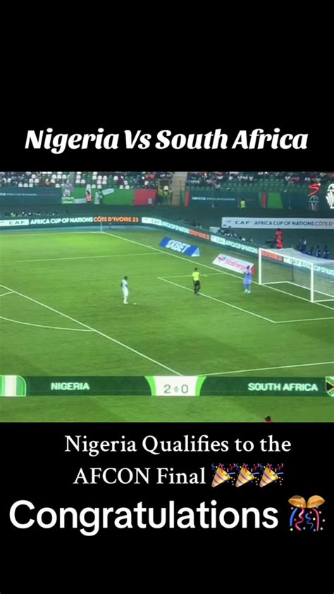 nigeria vs south africa afcon 2024